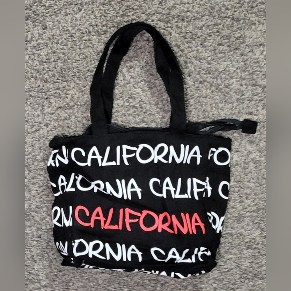 Robin Ruth California Black and Red Tote Bag